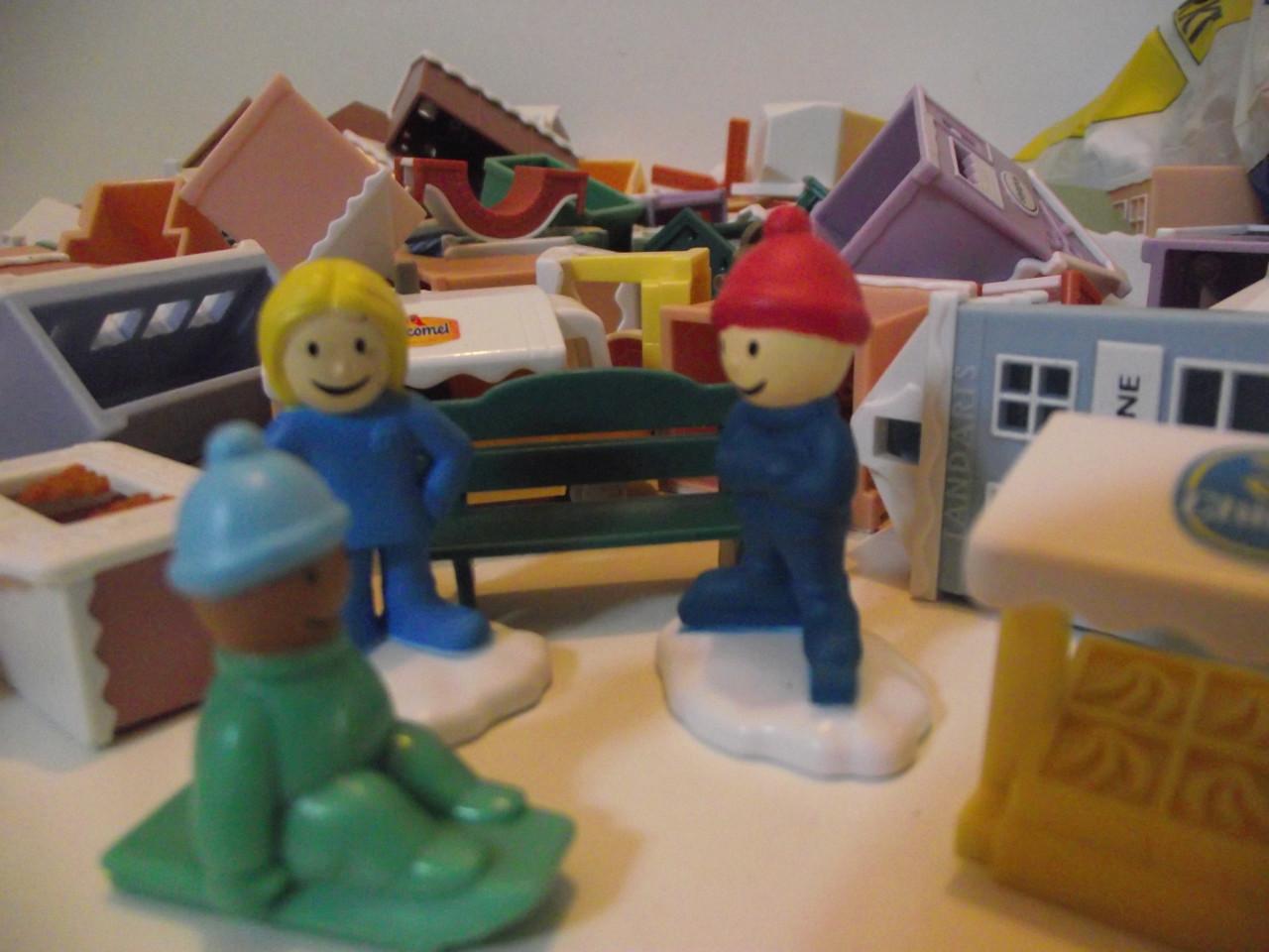 Albert Heijn kerst dorp huisjes