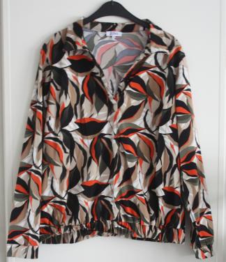 Blouse shirt print maat xl