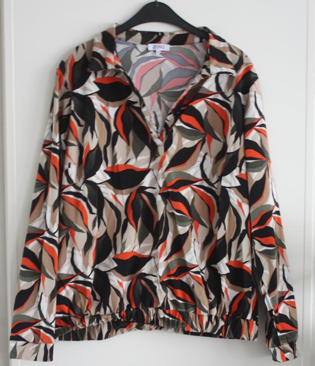 Blouse shirt print maat xl