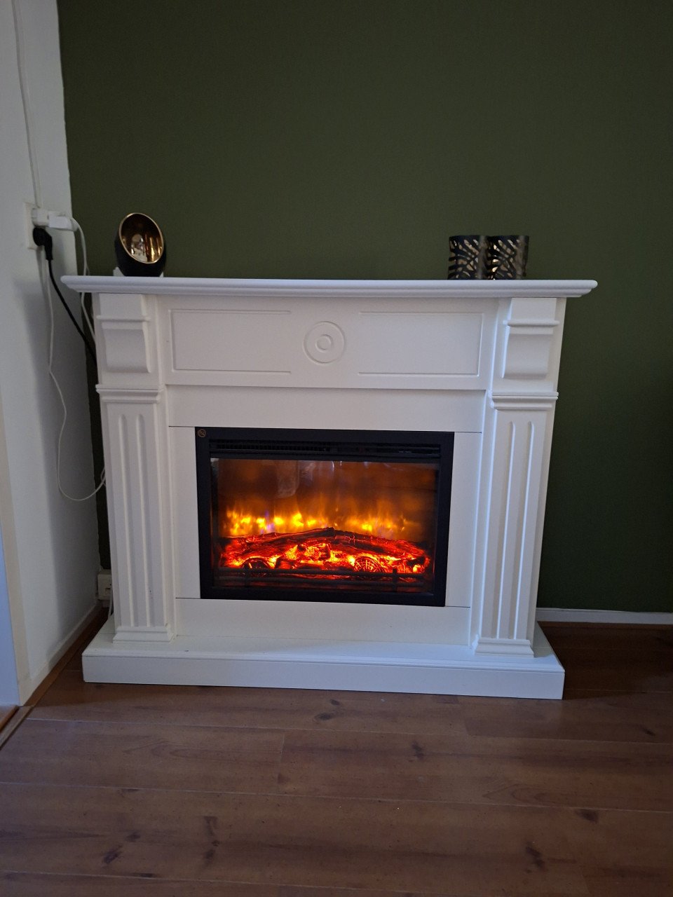 Sfeerhaard met verwarming