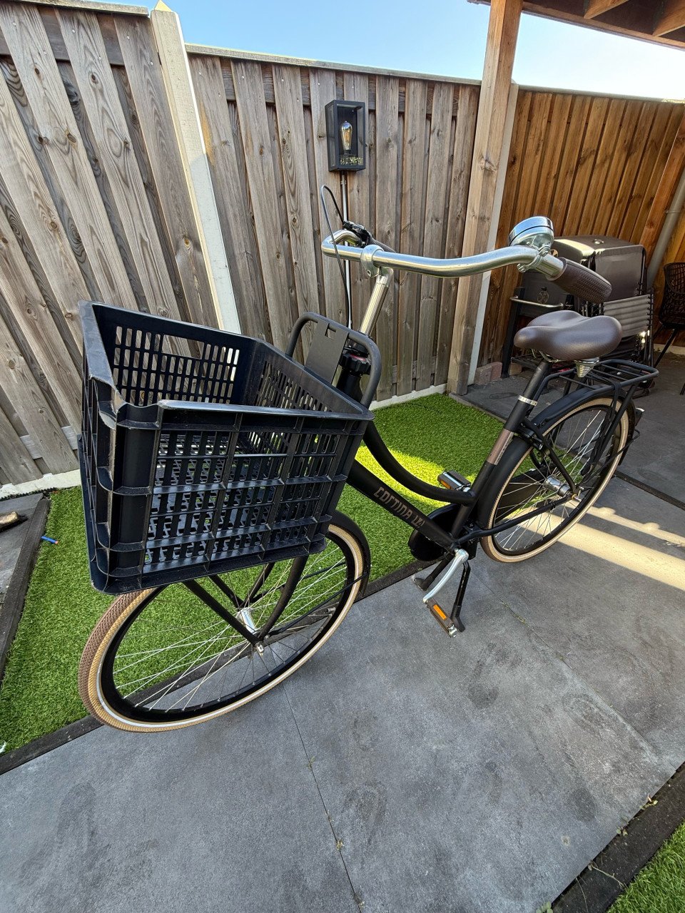 Cortina Meiden/Dames Fiets zwart - 50 inch - 3 versnellingen - z.g.a.n