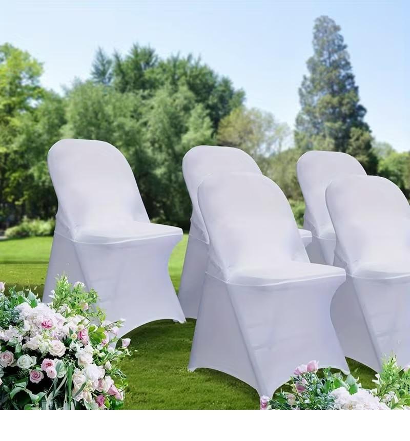 Witte stoelhoezen
