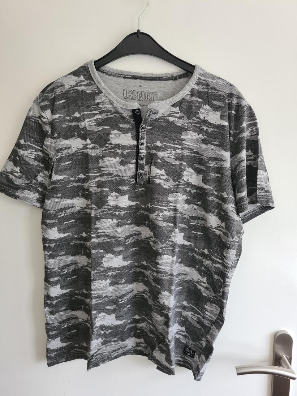 Angelo Litrico grijs tinten T-shirt Maat XL