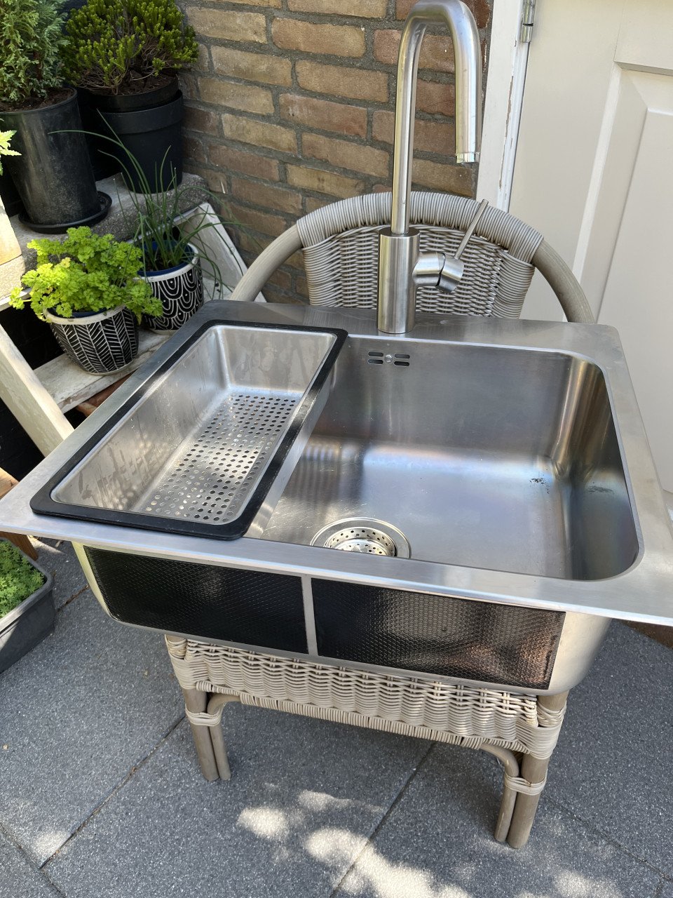 Spoelbak RVS
