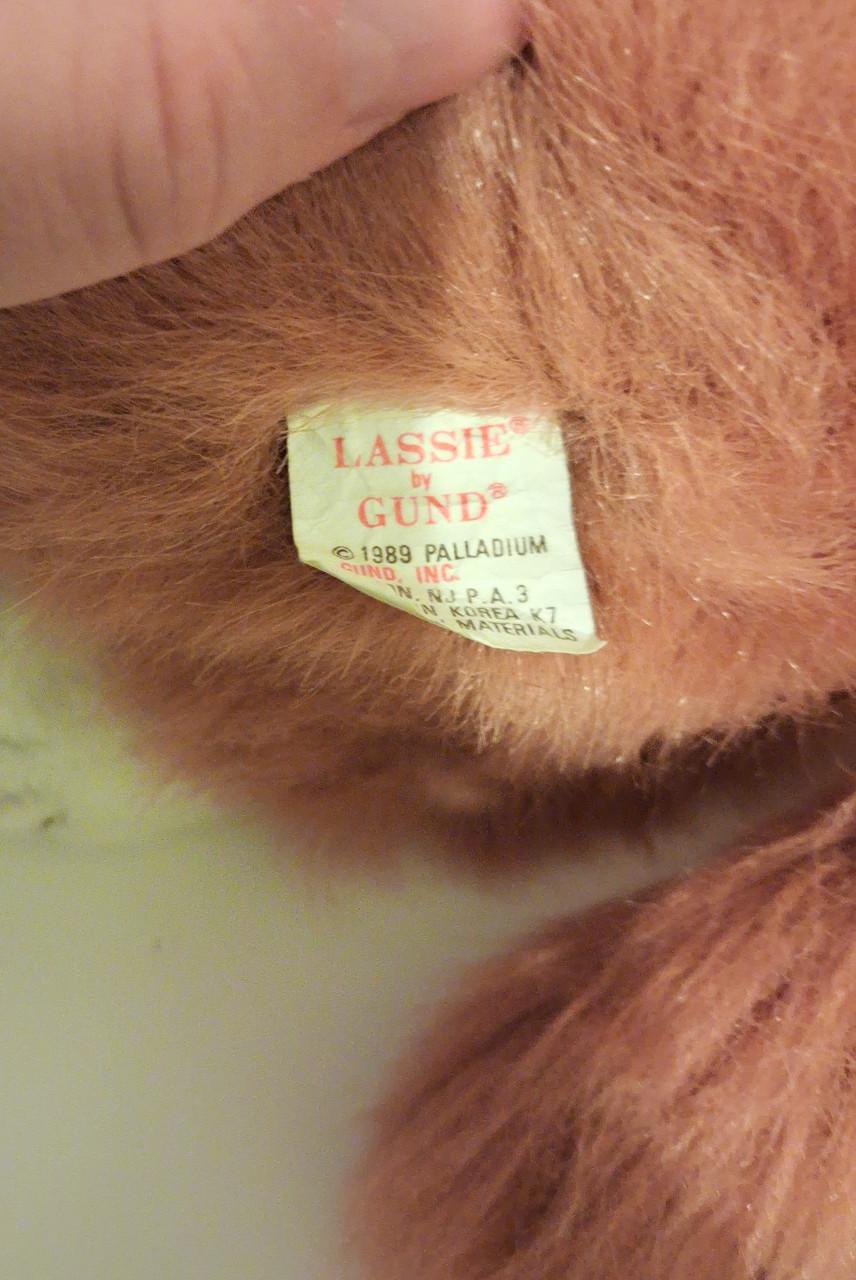 Gund, originele Lassie knuffel vintage