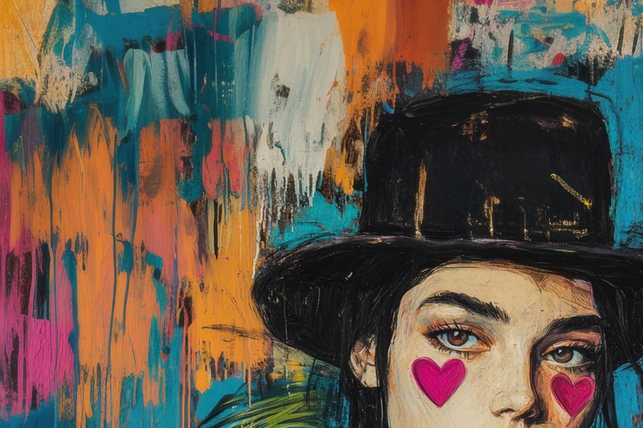 "Match" unieke XXL 1/1 Giclee op katoenen canvas 150 x 100 cm