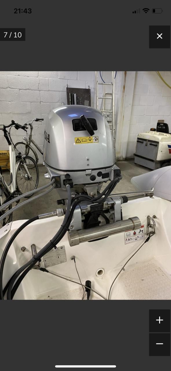 Brig rubberboot met 15 pk 4 stroke