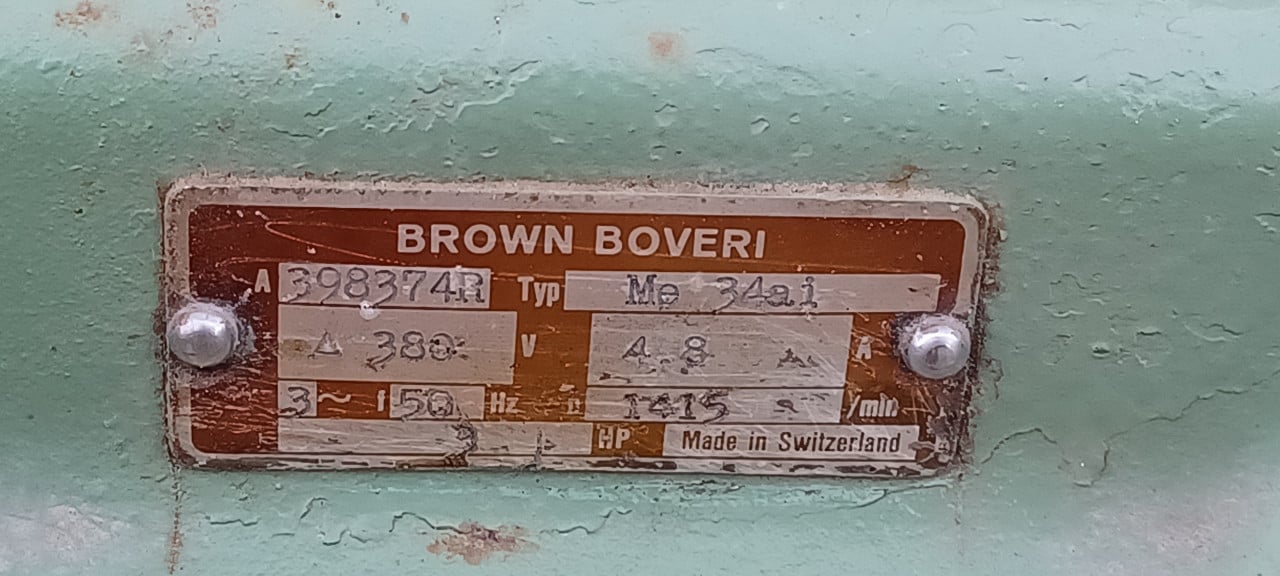 Zware electromotor, Brown Boveri