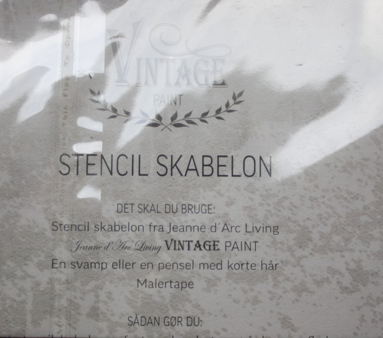 Mooie Brocante nieuwe sjabloom vintage