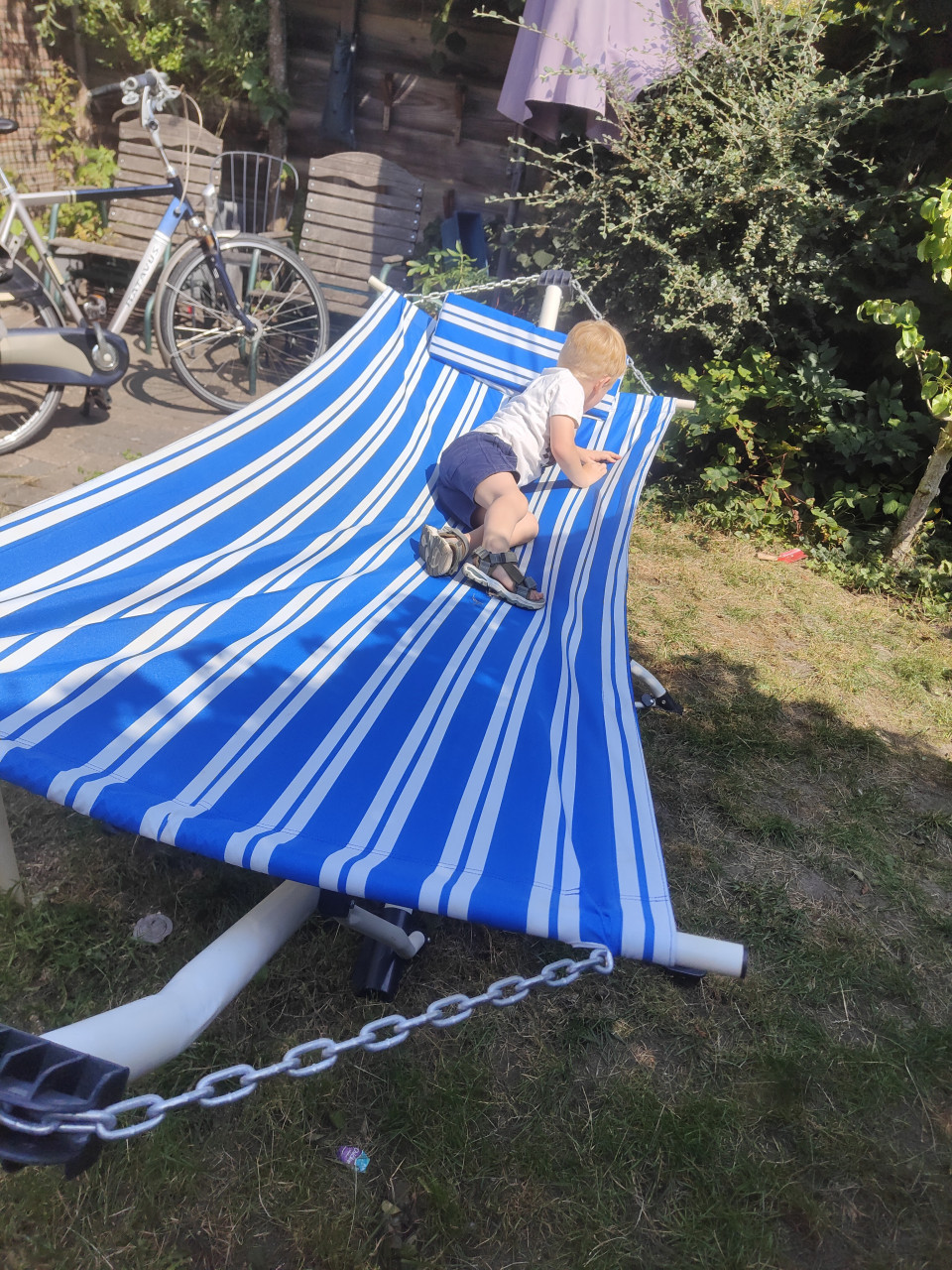 Zeer stevige hangmat met frame