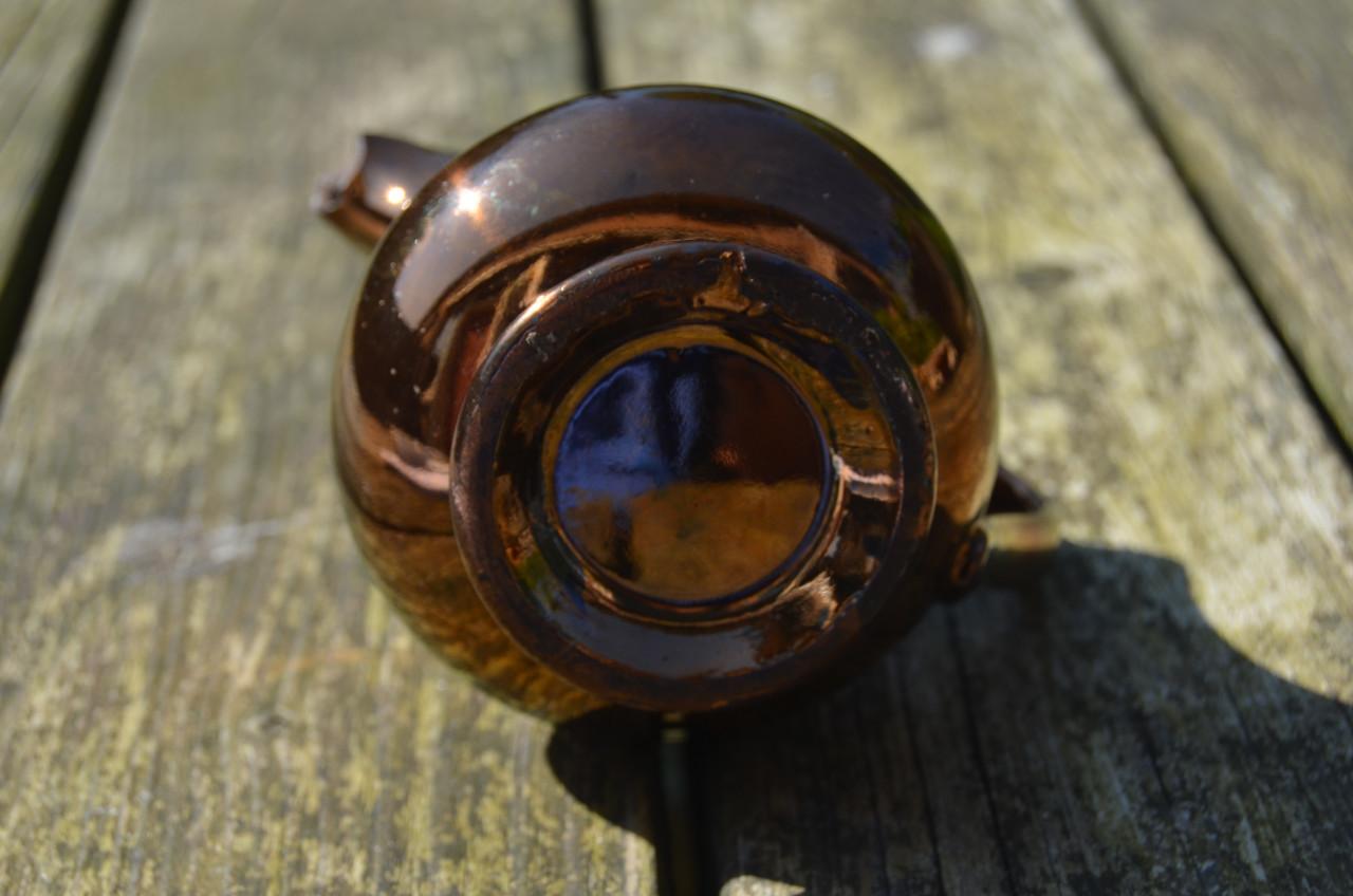 Klein Goudsteen kannetje Staffordshire ca. 1850