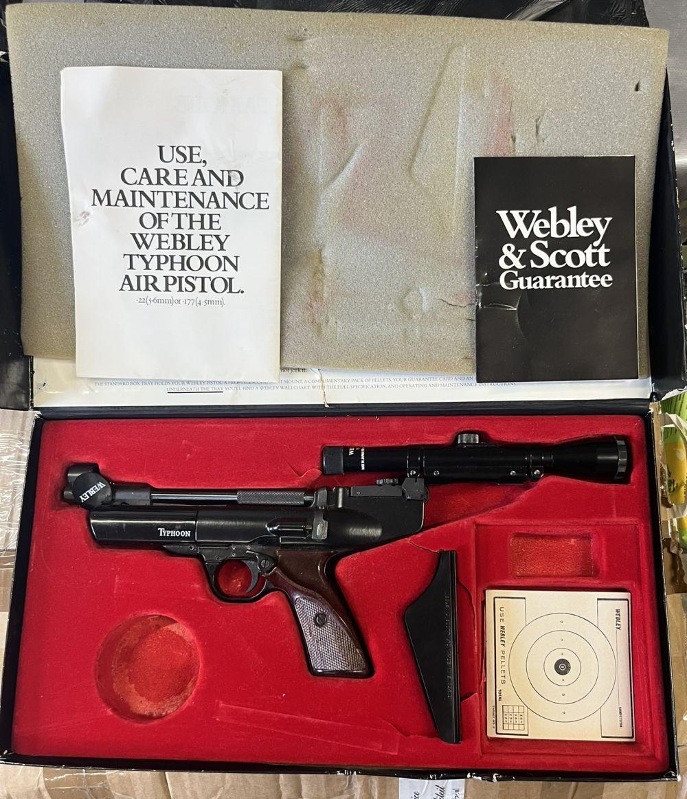 Luchtpistool Webley Typhoon