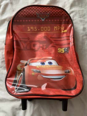 Koffertje/tas op wielen cars