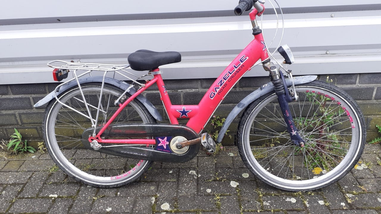 2 x Meisjesfiets 22 / 24 inch *** LOEKIE *** en / GAZELLE