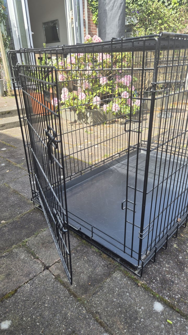Opvouwbare honden bench.
