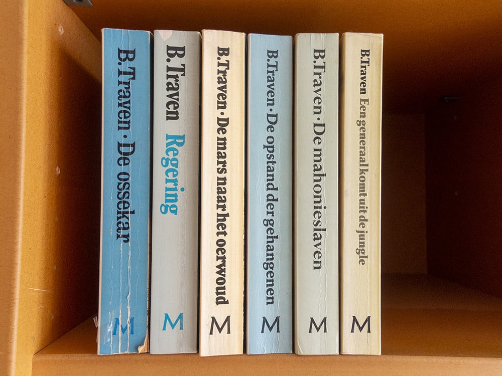 Te koop elf romans van de schrijver B.Traven