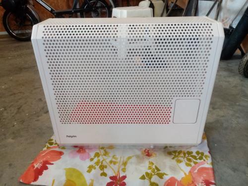 Te koop Pelgrim gevelkachel.