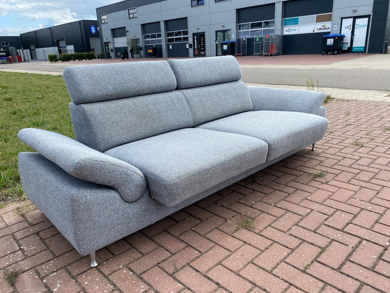 Montel Chicago stoffen 3-Zitsbank –Verstelbaar Comfort–Flexibel Loungen