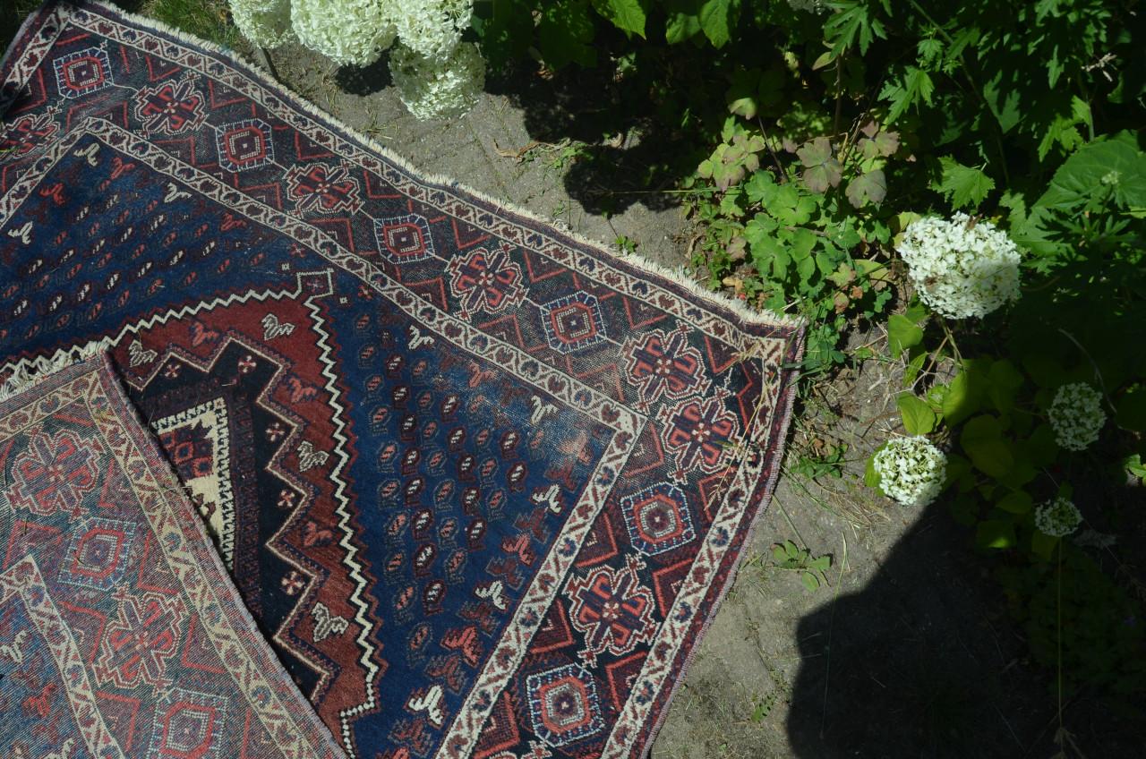 Perzisch tapijt Handgeknoopt