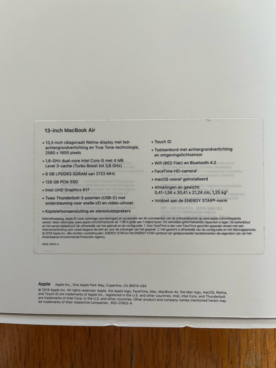 Apple Macbook Air