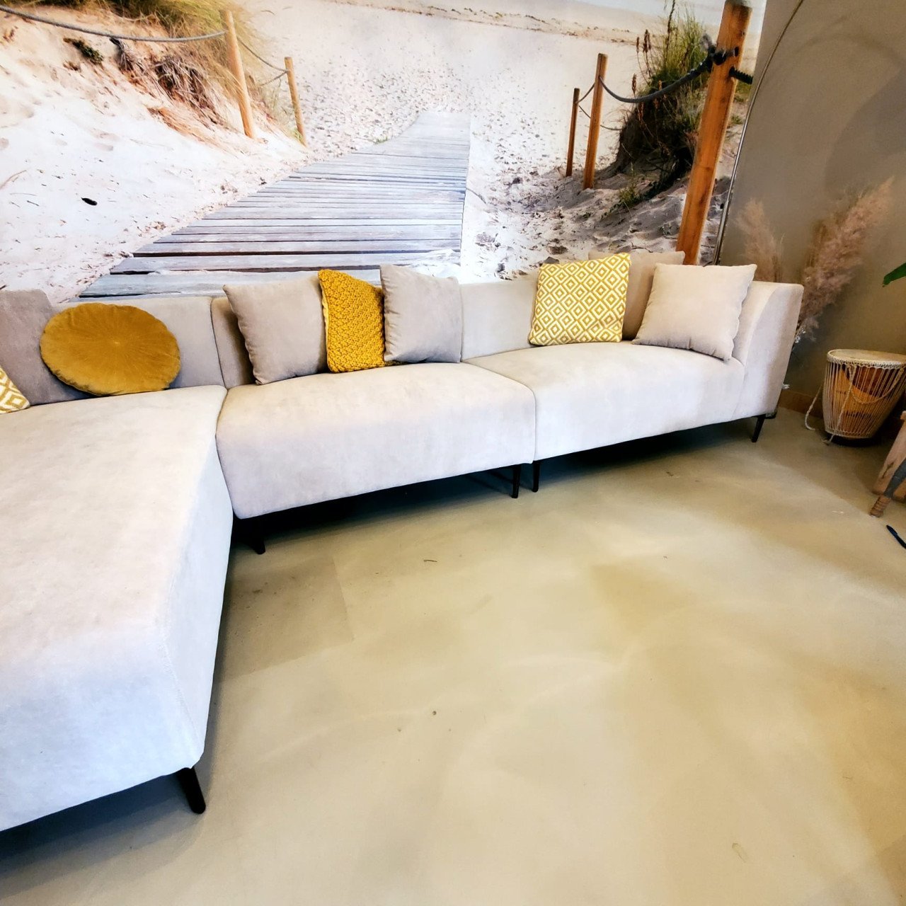 Nieuwe bank (B x H x D): 344 x 74 x 100 -178 cm