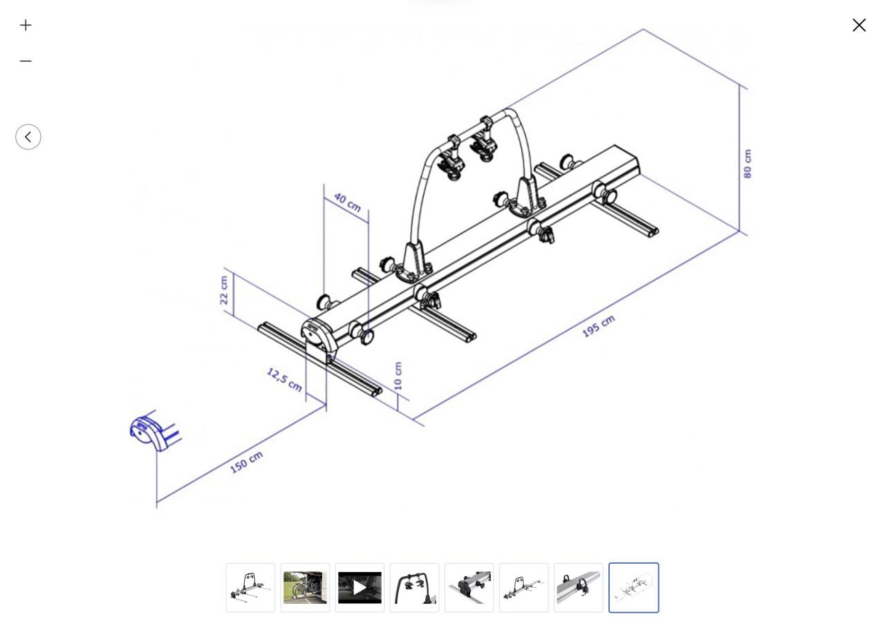 Thule VeloSlide - fietsendrager voor camper