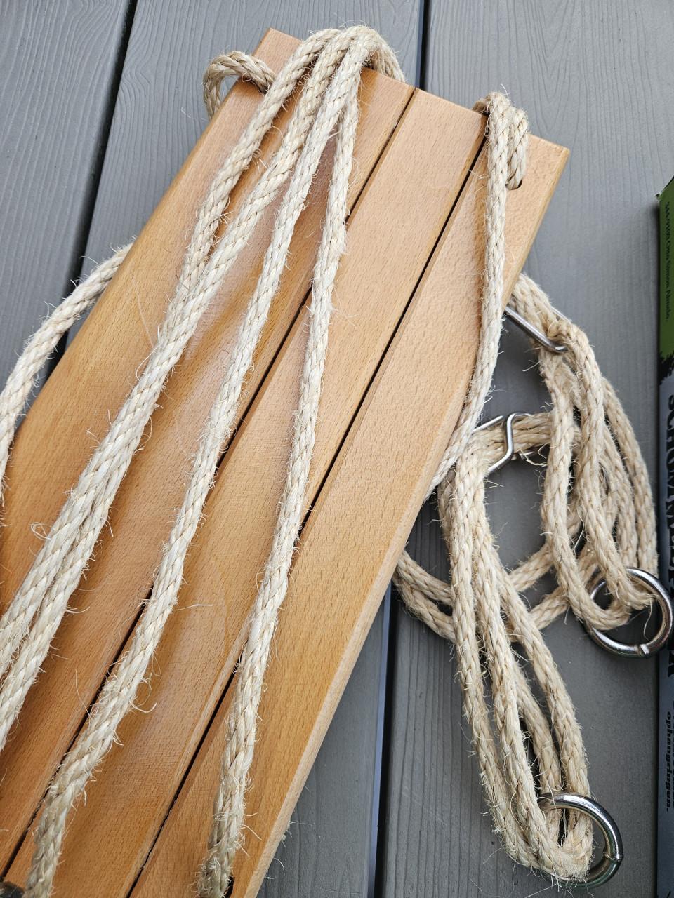 Houten vintage Star Team Schommelplank - Nieuw met doos