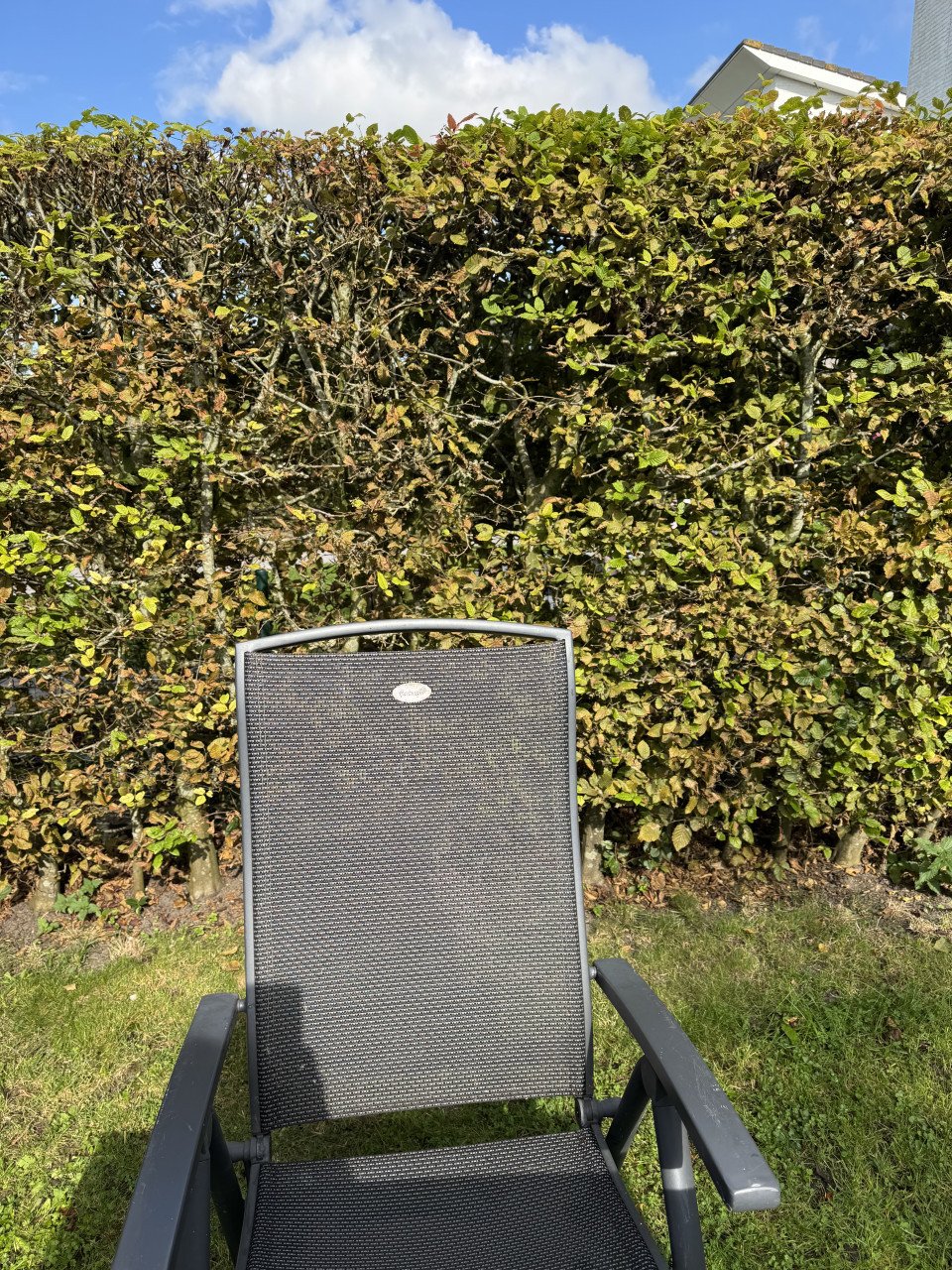 Hartman tuinset met 3 stoelen antraciet in goede staat