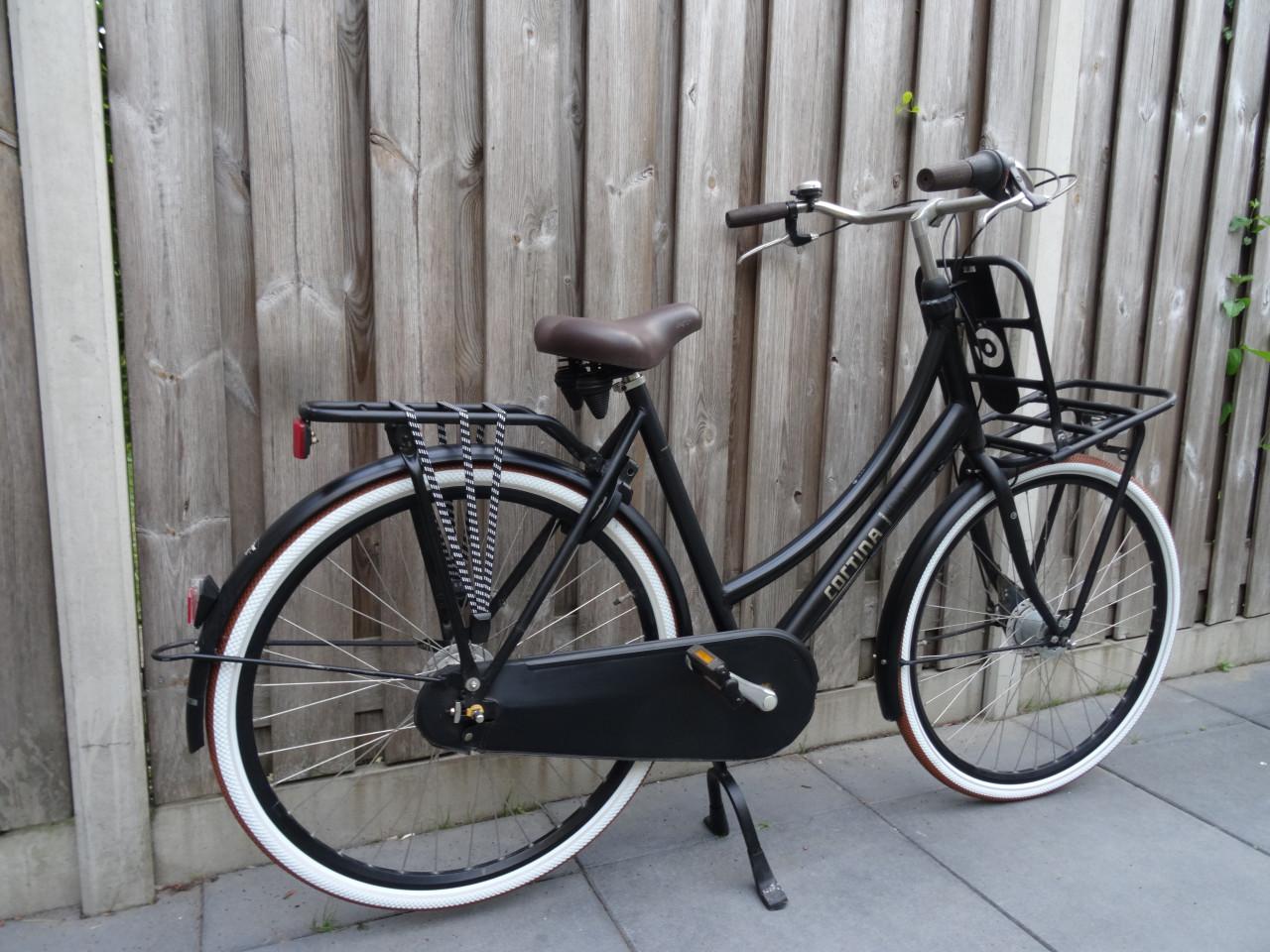 🚲 Cortina U4 Damesfiets – 57 cm – 7 Versnellingen – Zwart 🖤