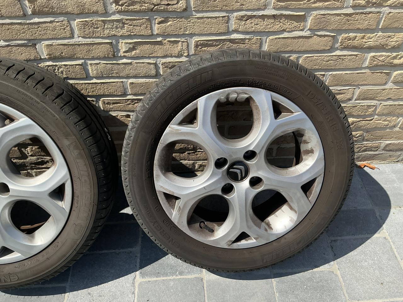 LM velgen met banden C3 Citroën origineel met Michelin banden