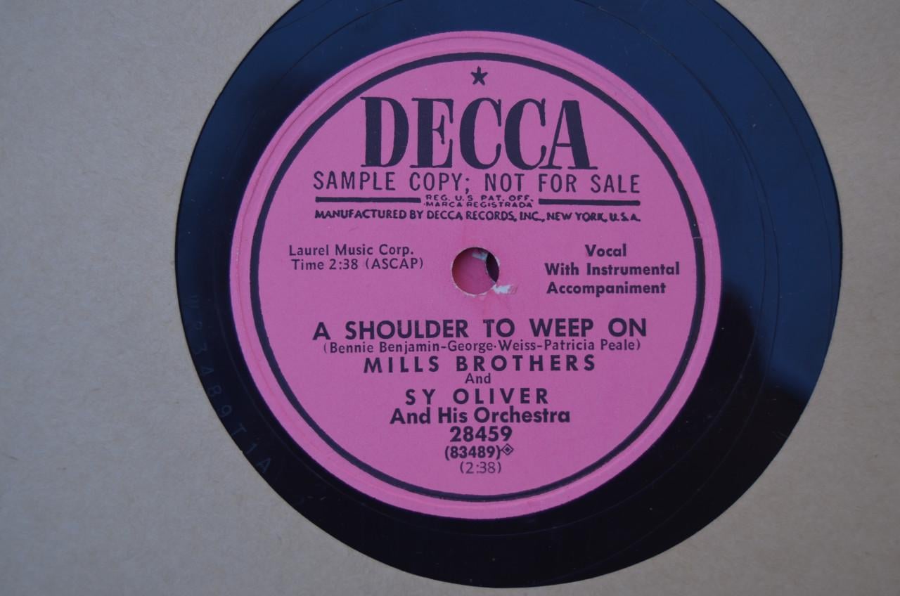 WIBW - The voice of Kansas radio album - Mills brothers