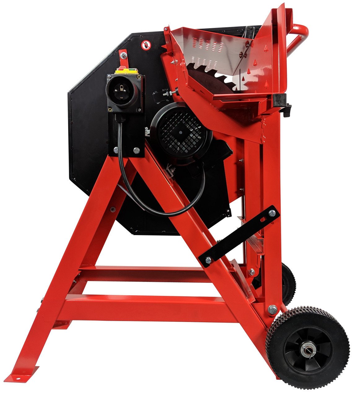 Houtzaag, afkortzaag, brandhoutzaag, cirkelzaag, zaagtafel BKS-500/230Volt