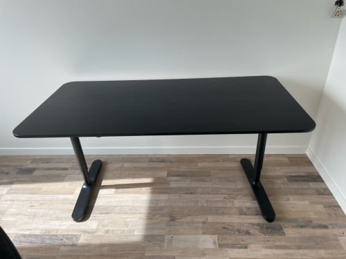 IKEA Bureau Zwart 160x80 cm