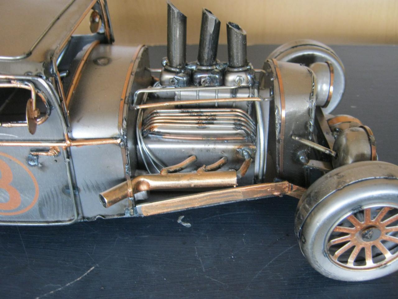 Metalen Hot Rod Car.