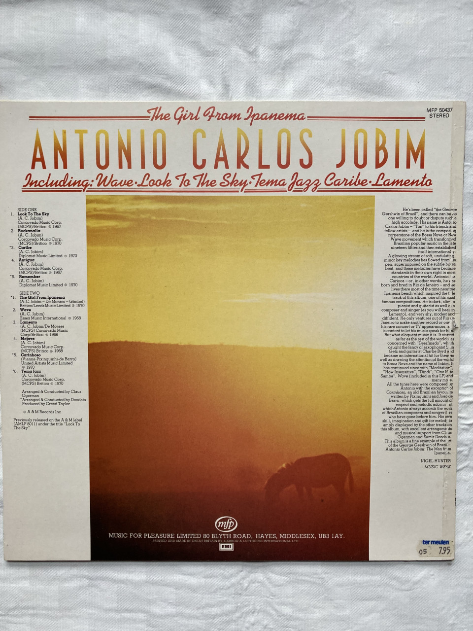 LP Antonio Carlos Jobim The girl from Ipanema