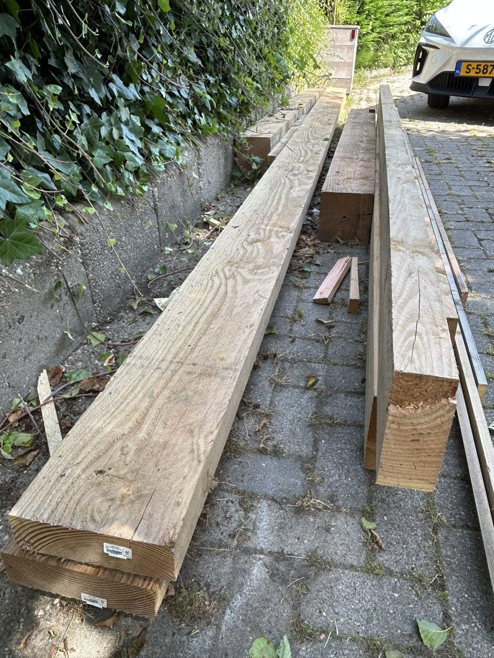 Partij Hout - Douglas Balken