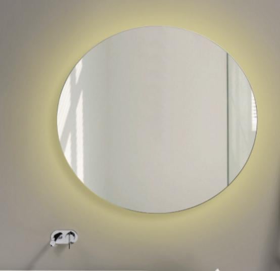 Ronde spiegel met sfeer verlichting 90cm