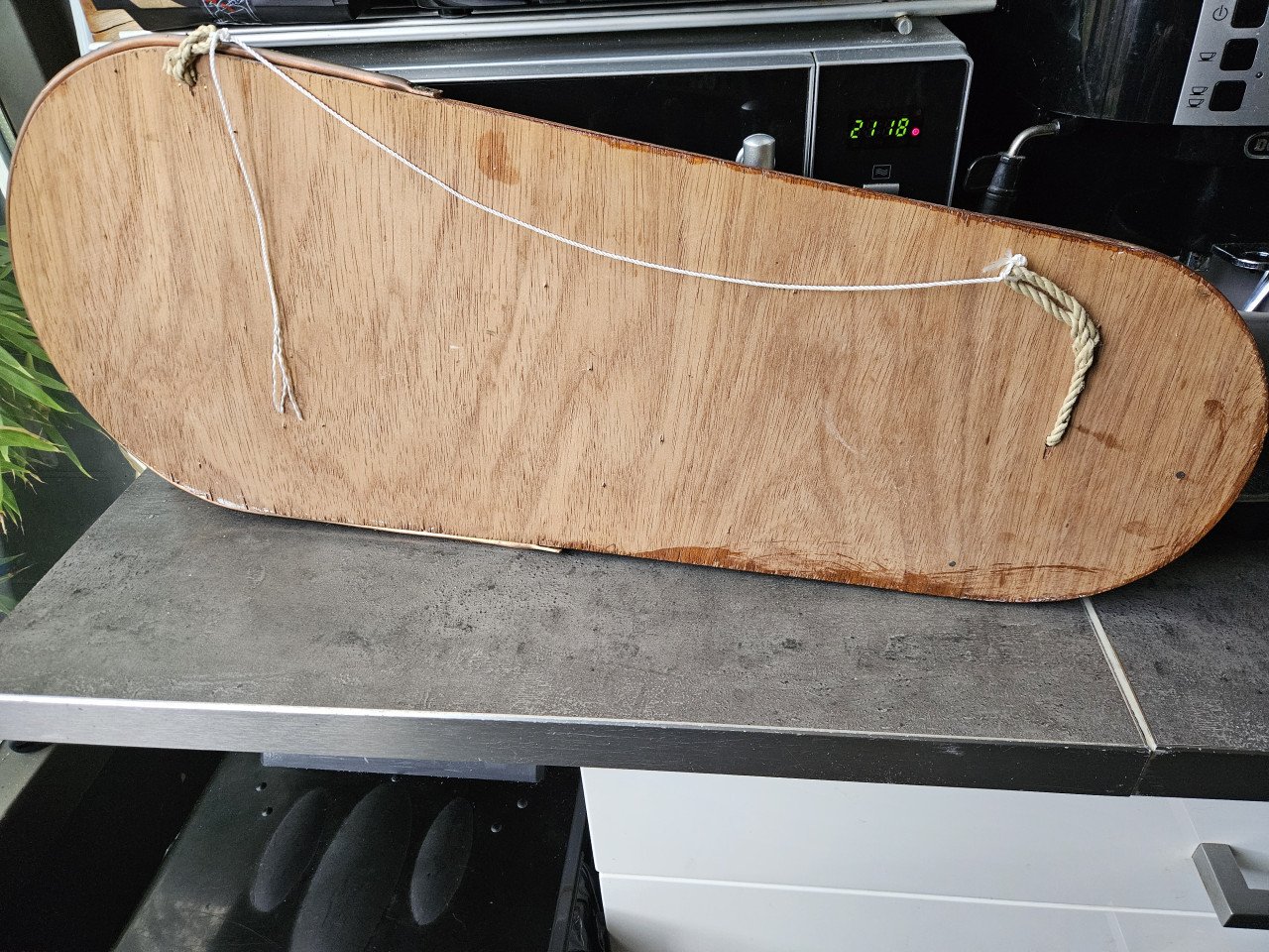 Prachtig Maritiem knopenbord scheepvaart op houten plank