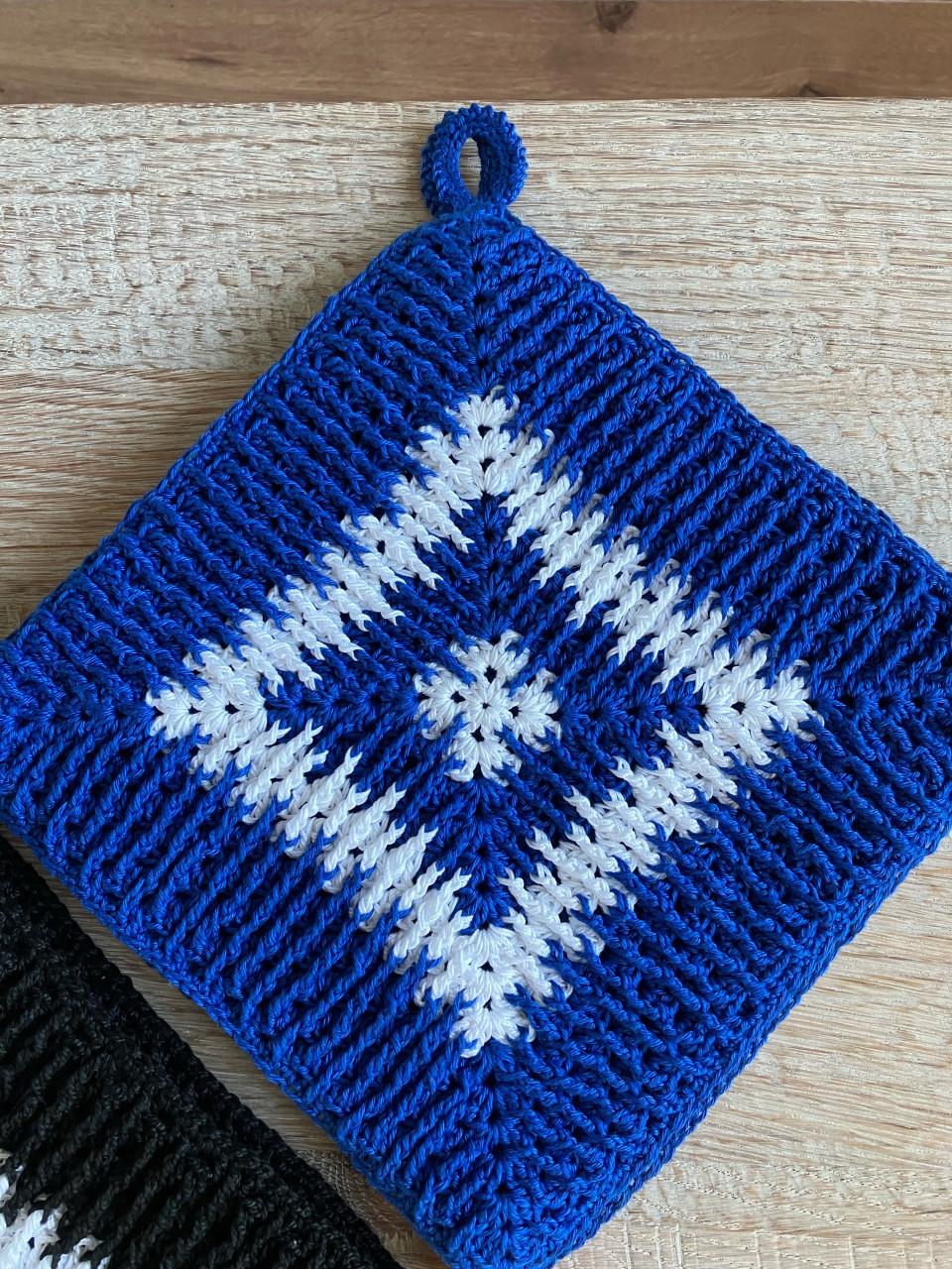 Dubbel nieuwe gehaakte pannenlappen