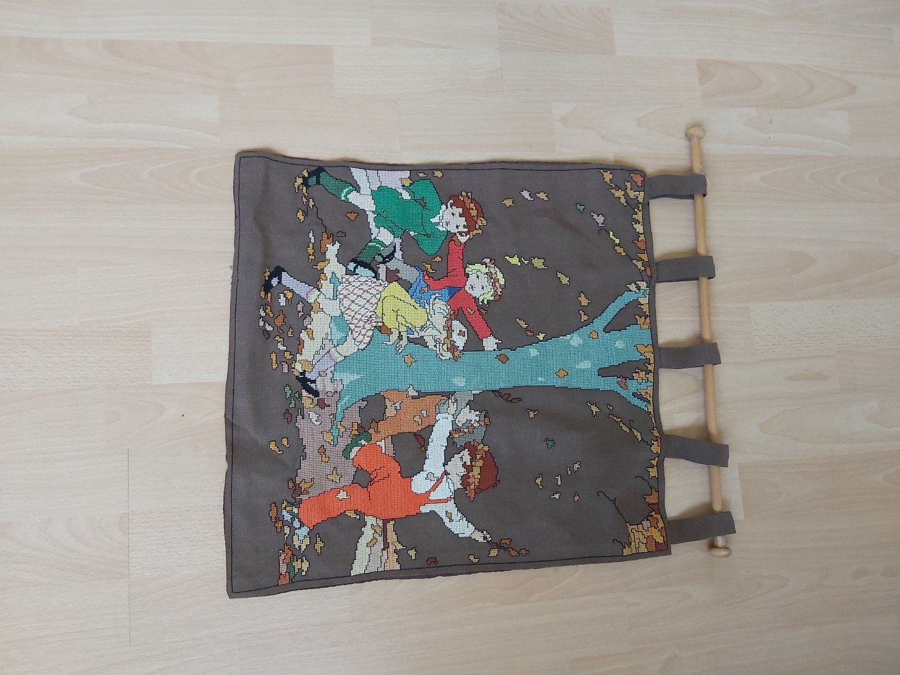 2 kinder wandkleden