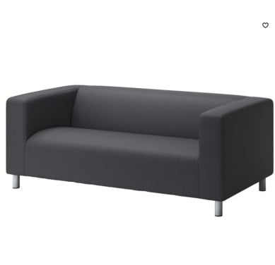Ikea Klippan bank met hoes