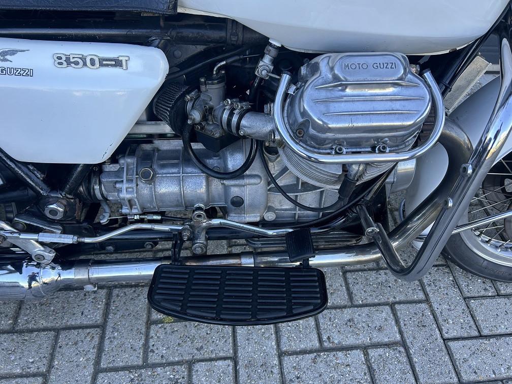 Moto Guzzi 850T uit 1975, nette klassieker, trekhaak, tassen, etc €3500,-