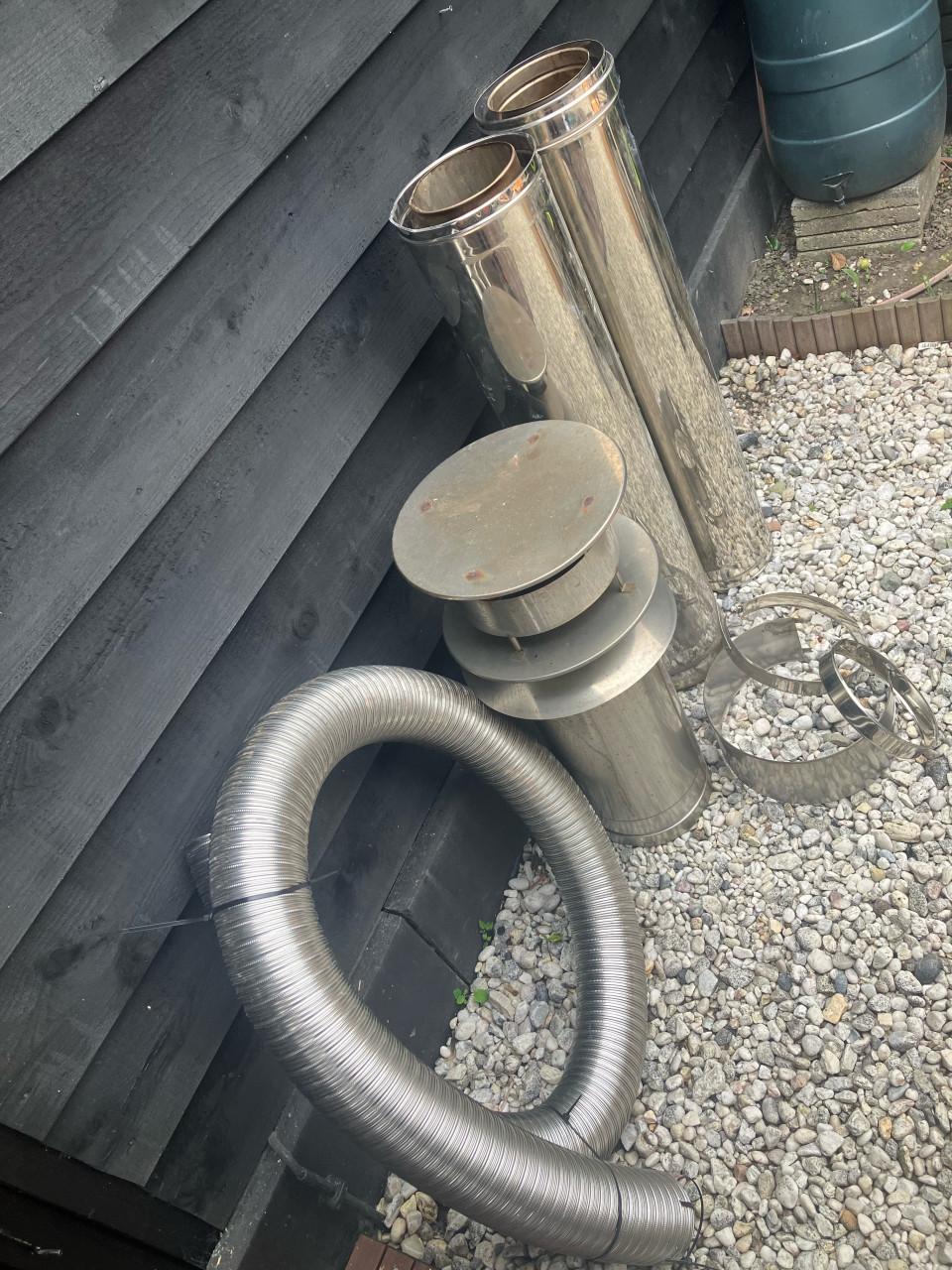 Onderdelen rookgasafvoer