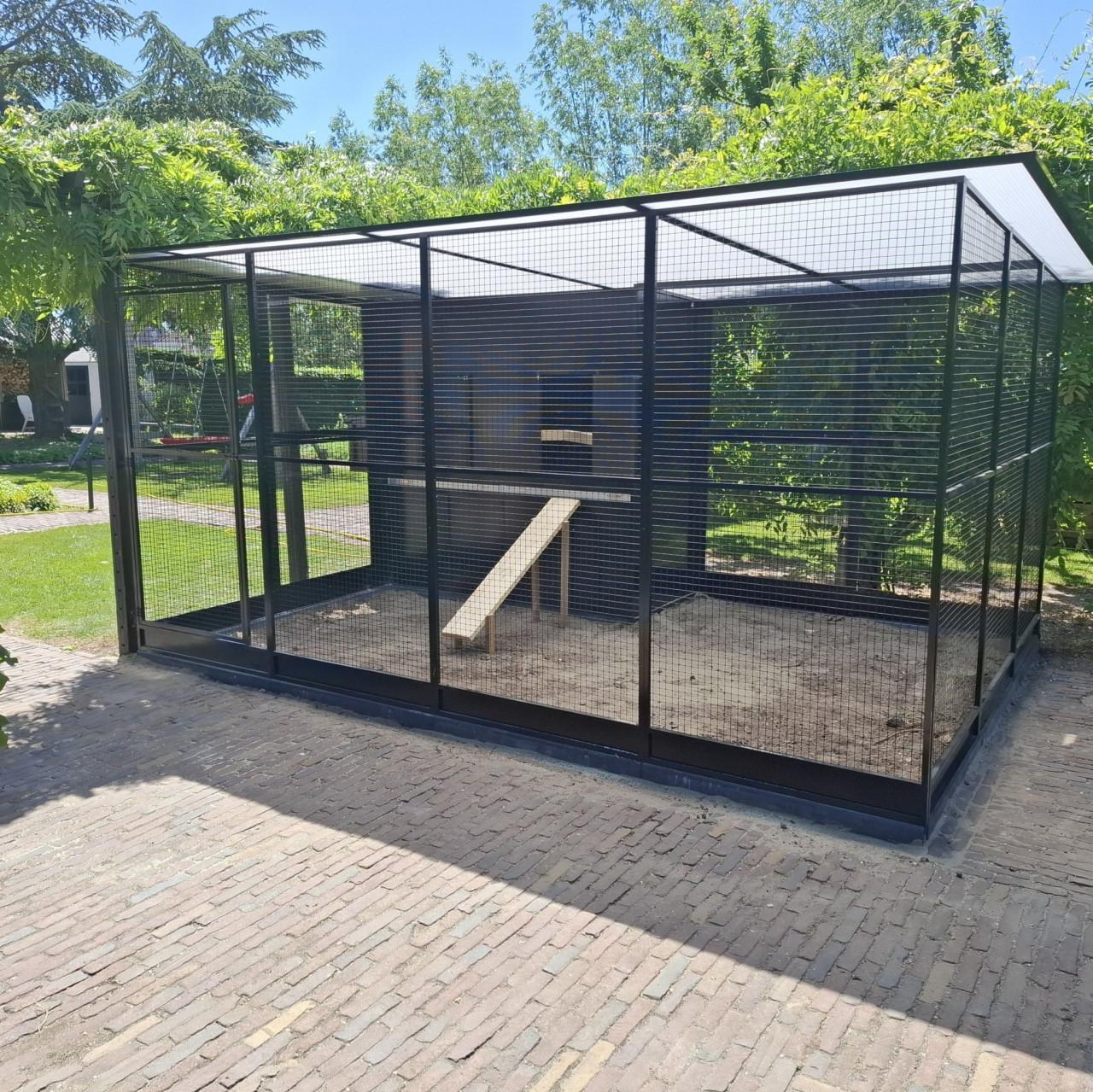 Aluminium kattenrennen/verblijven..........