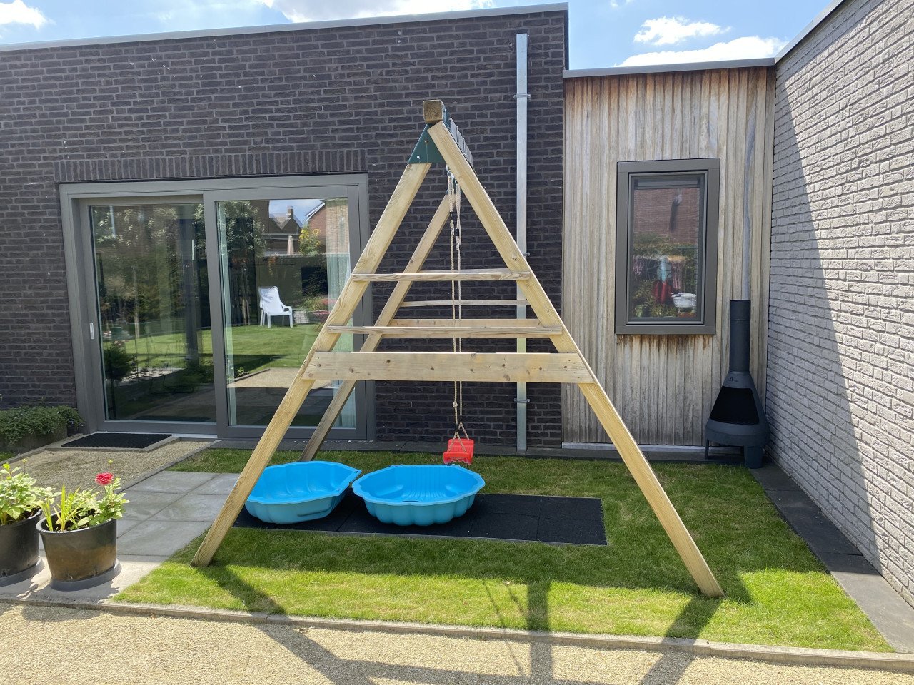 Houten schommel