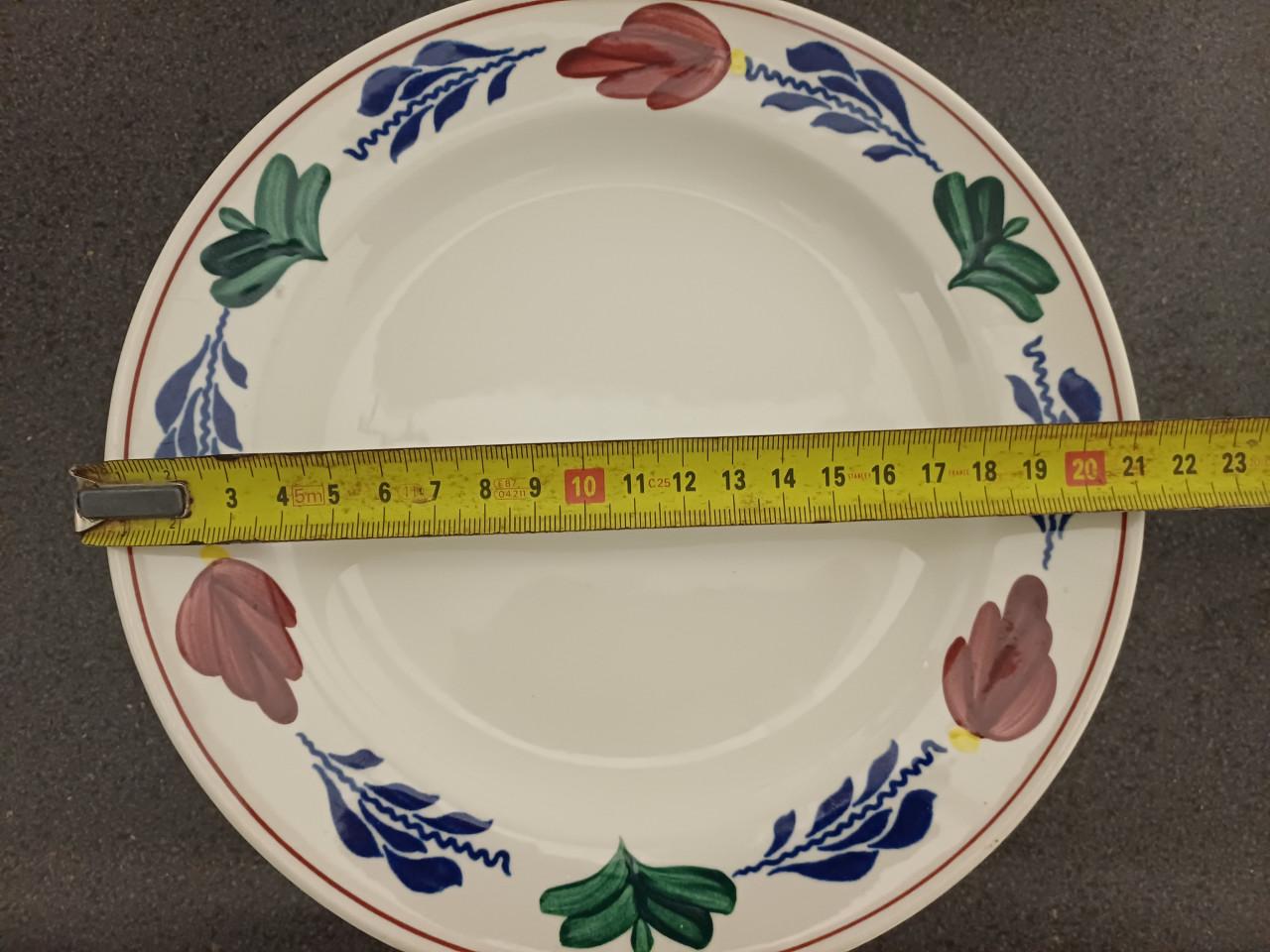 Boerenbont servies borden en mokken