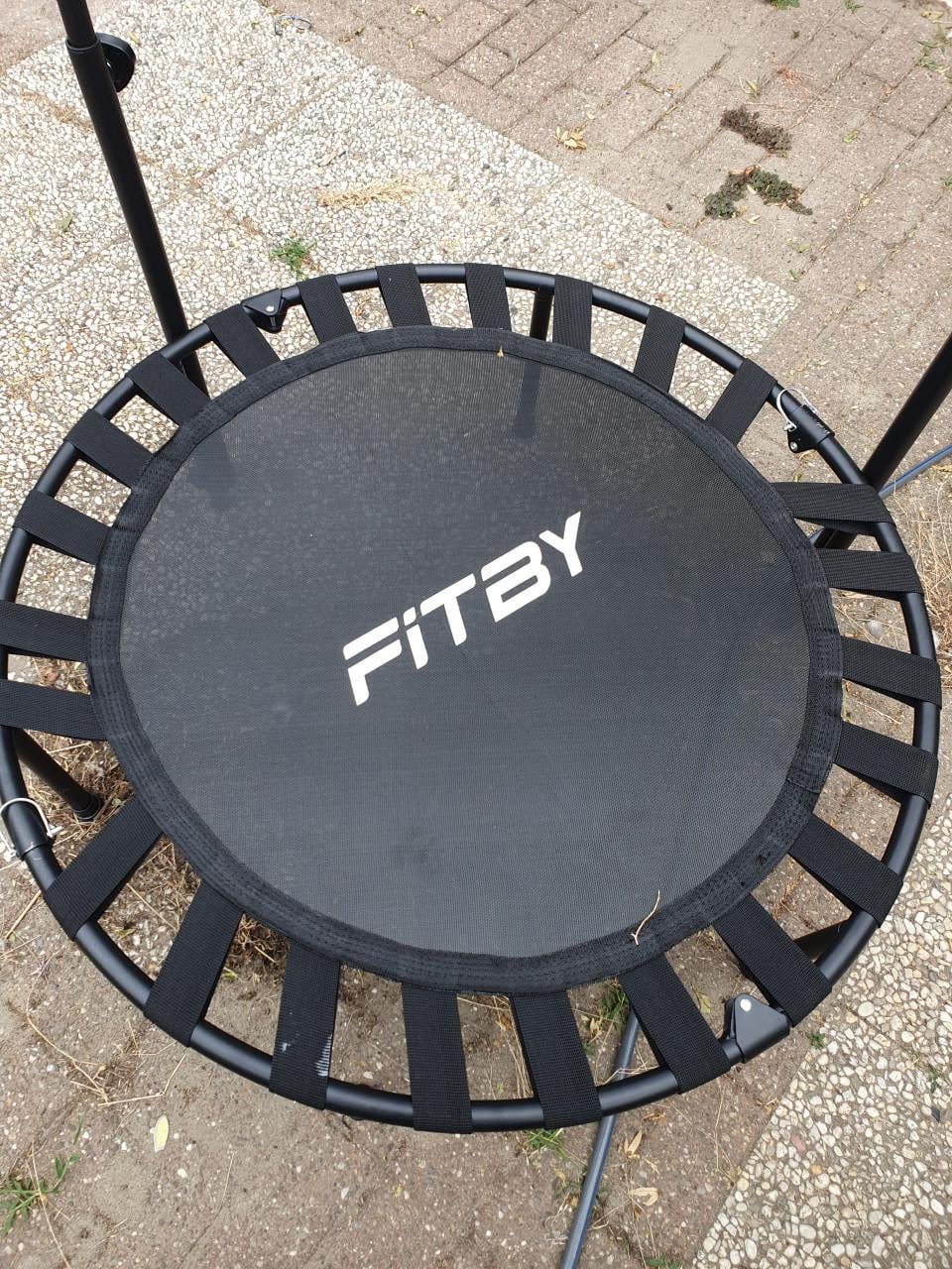 Fitby fitness Trampoline Ø102 cm met Verstelbare Handgreep | Opvouwbaar
