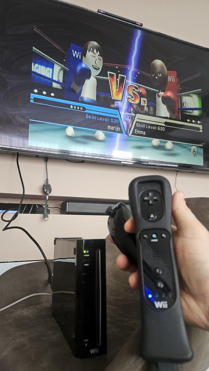 Nintendo Wii console + Wii Sports – Werkend