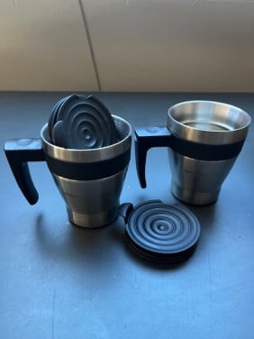 2 Mepal Bekers (warmhoud/dubbelwandig)