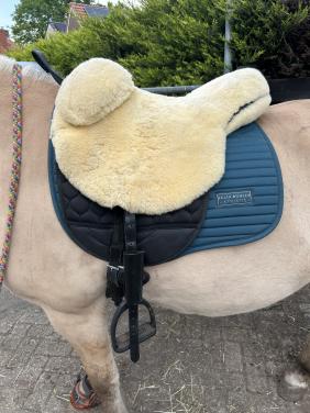 Wollen barebackpad van HKM